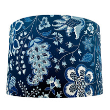 Hamptons In Navy Cotton Lamp Shade