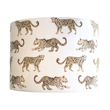 White Leopards Lamp Shade