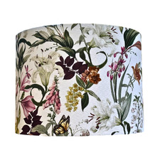 Floral Canvas Cotton Lamp Shade