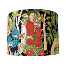 Frida Multi-Colour Garden Cotton Lamp Shade