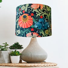 Le Jardin Art Nouveau Cotton Sateen Lamp Shade
