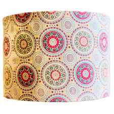 Bush Berry Aboriginal Cotton Lamp Shade