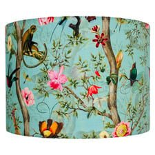 Jungle Green Cotton Lamp Shade