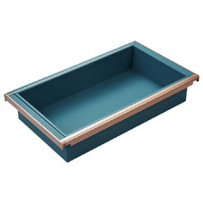 Teal B Series Pull-Out Wardrobe Basket