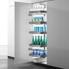 5 Tray Shearer Galaxy Adjustable Pull Out Pantry Unit