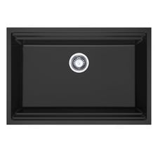 Delta 760mm Single Granite Composite Kitchen Sink with Colander & Chopping Board