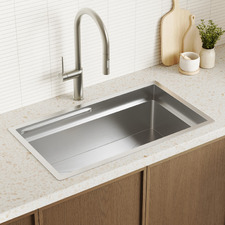 Belle Luxe 750mm Single Stainless Steel Kitchen Sink