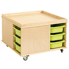 Activity Play Table with Storage Bins