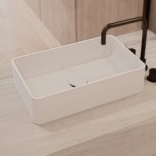 Mod 480mm Matte White Above Counter Basin