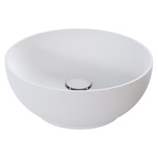 Neve 380mm Round Above Counter Basin with Overflow