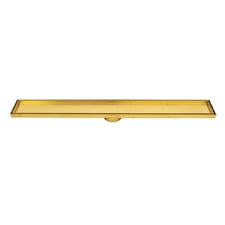 Tile Insert 100mm Linear Shower Grate With 38mm Outlet