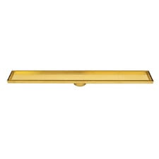 Tile Insert 100mm Linear Shower Grate with 74mm Outlet