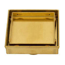 Tile Insert 100mm Stainless Steel  Floor Waste With 50mm Outlet
