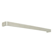 Rounded Edge 800mm Single Heated Towel Rail