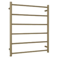 Non-Heated 700 x 830mm 6 Bar Round Ladder Towel Rail