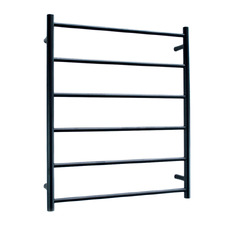 Non-Heated 700 x 830mm 6 Bar Round Ladder Towel Rail