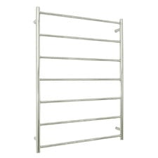 Non-Heated 800 x 1130mm Mirror Polished Round Towel Rail