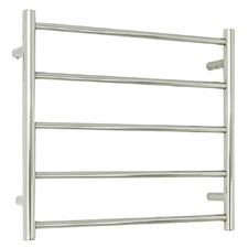 Non-Heated 600 x 550mm Polished Round Towel Rail