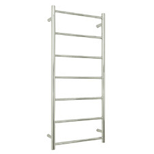 Non-Heated 500 x 1130mm Polished Round Towel Rail