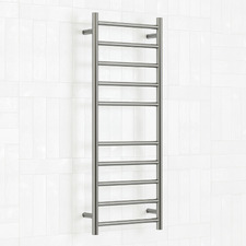 430 x 1100mm Round Heated Towel Rail