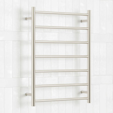 600 x 800mm Low Voltage Round Heated Towel Rail