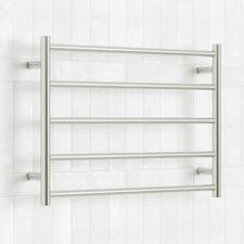 750 x 550mm Low Voltage Round Heated Towel Rail