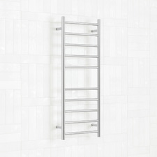 430 x 1100mm Low Voltage Round Heated Towel Rail
