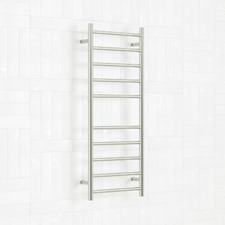 430 x 1100mm Low Voltage Round Heated Towel Rail