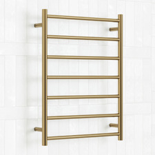 600 x 800mm Round Heated Towel Rail