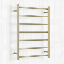 600 x 800mm Round Heated Towel Rail