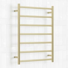 600 x 800mm Round Heated Towel Rail