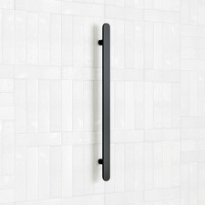 900mm Single Heated Vertical Towel Bar