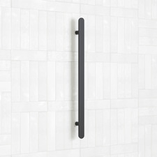930mm Single Heated Vertical Towel Bar