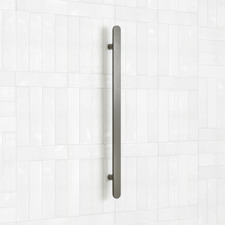 930mm Single Heated Vertical Towel Bar