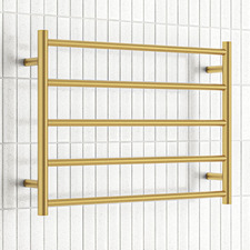 750 x 550mm Round Heated Towel Rail