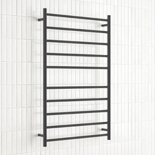 750 x 1200mm Round Heated Towel Rail