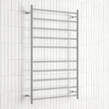 750 x 1200mm Round Heated Towel Rail