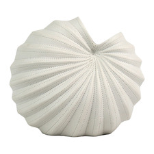 White Spiral Oceania Vase