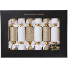 Champagne Sparkling Luxury Christmas Crackers (Set of 8)