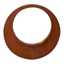60cm Rust Ring Garden Ornament