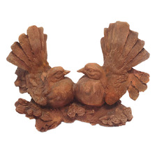 Fantail Birds Garden Statue