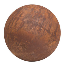 Corten Ball Garden Ornament