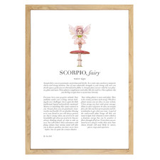 Zodiac Scorpio Child Printed Wall Art