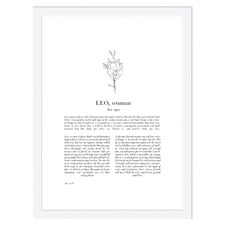 Zodiac Woman I Leo Printed Wall Art