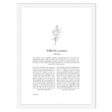 Zodiac Woman I Virgo Printed Wall Art