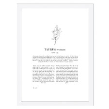 Zodiac Woman I Taurus Printed Wall Art