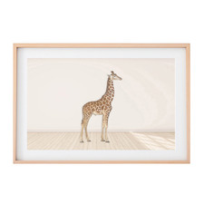 Baby Giraffe Printed Wall Art