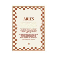 Zodiac Aries Child Paper Print Wall Art