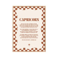 Zodiac Capricorn Child Paper Print Wall Art