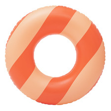 Coral & Peach Candy Inflatable Swim Ring
